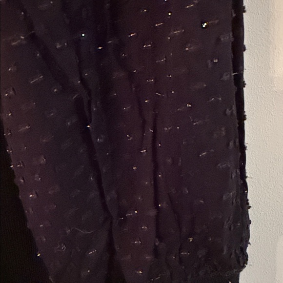 Gorgeous NWT “LOFT” Sweater turtleneck with gold threads throughout the sleeves - Picture 2 of 7